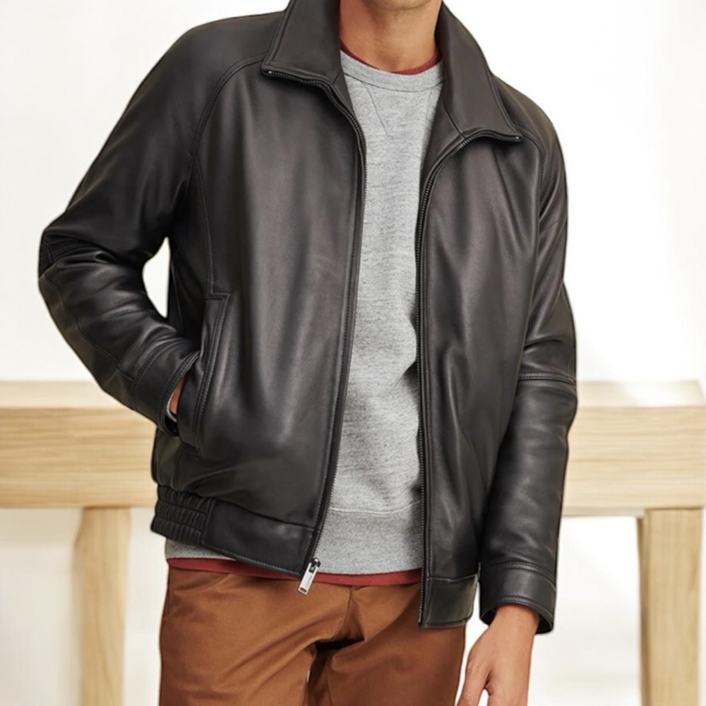 NWOT~ Wilson’s THINSULATE LINED LEATHER BOMBER~ removable liner. XL